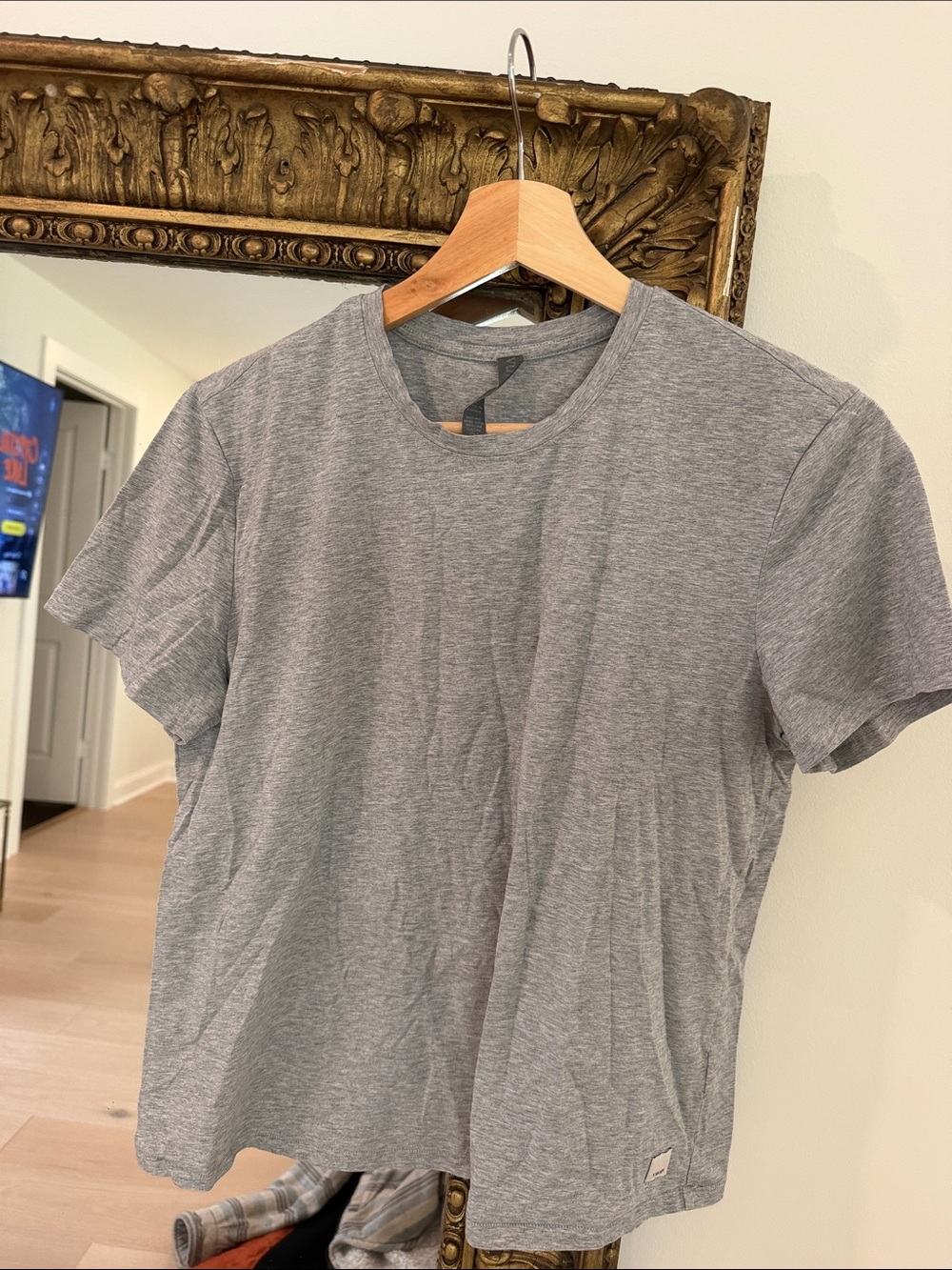 Vuori Grey Short Sleeve Crew Tee